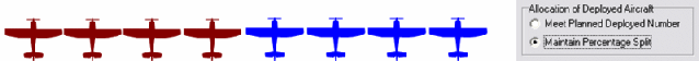 Deployment Switches Maintain Percentage Split